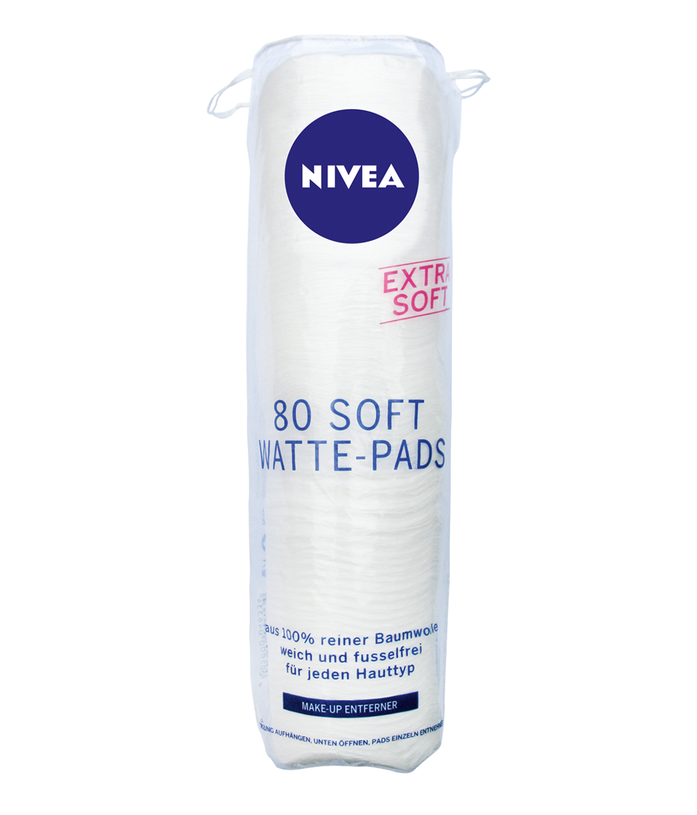 NIVEA Soft Make Remover odličovacie tampóny 80ks NIVEA Soft Make Remover odličovacie tampóny 80ks