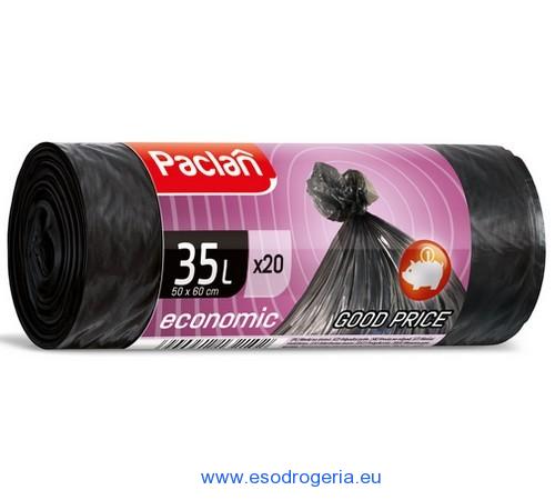 Paclan Vrece na odpad economic 35l 20ks Paclan Vrece na odpad economic 35l 20ks