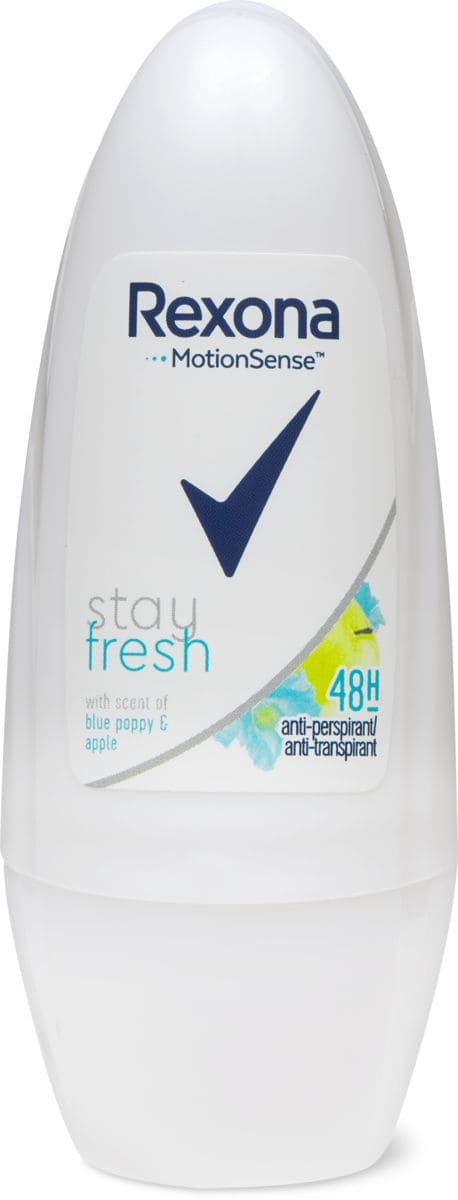 Rexona roll-on Stay Fresh Blue Poppy & Apple 50ml Rexona roll-on Stay Fresh Blue Poppy & Apple 50ml