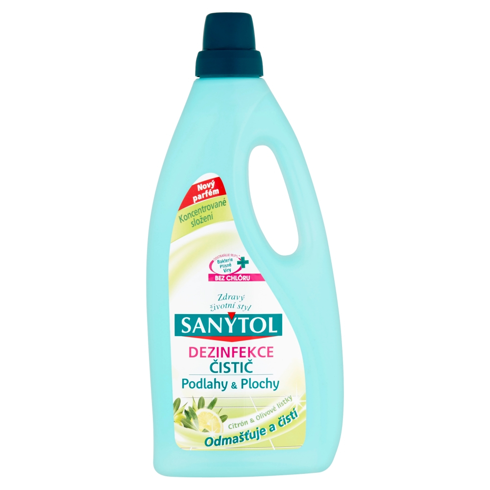 Sanytol Citrus dezinfekčný univerzálny čistič na podlahy a plochy 1l Sanytol Citrus dezinfekčný univerzálny čistič na podlahy a plochy 1l
