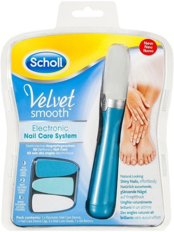 Scholl Velvet smooth Electronic Nail Care System elektrický pilník Scholl Velvet smooth Electronic Nail Care System elektrický pilník