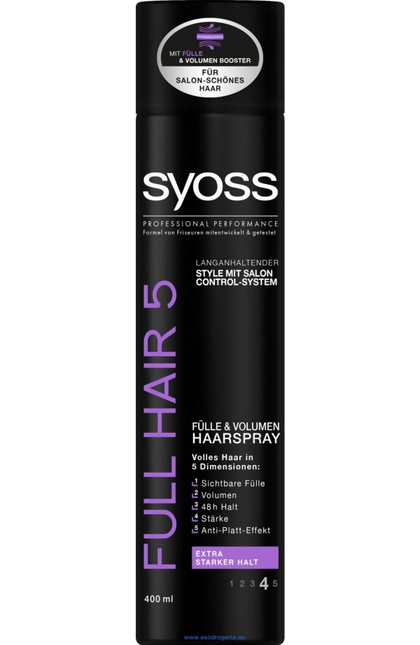 Syoss Strong Hold 3 lak na vlasy 400ml