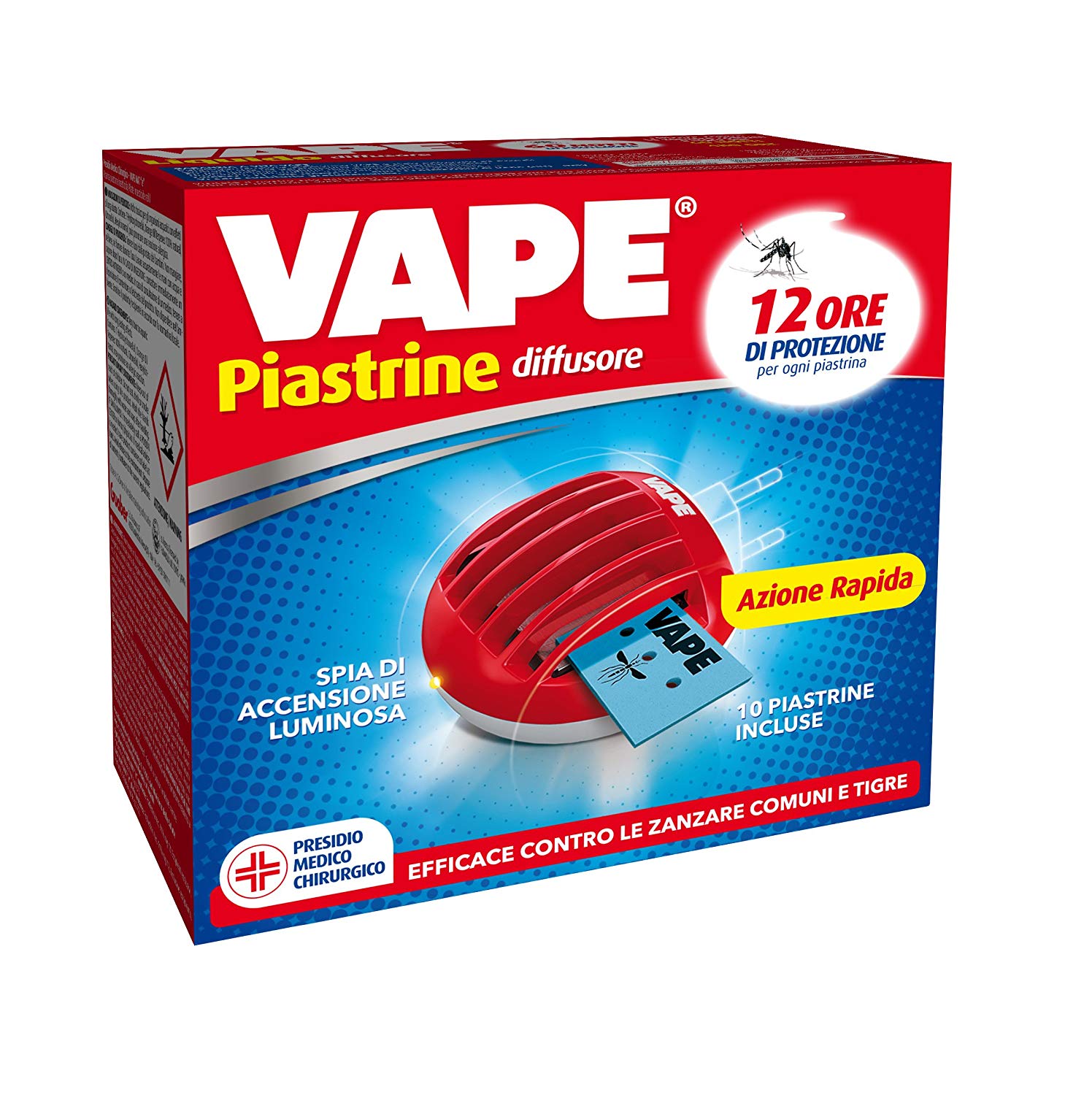 Vape classic elektrický odparovač proti komárom + nápln 10ks Vape classic elektrický odparovač proti komárom + nápln 10ks