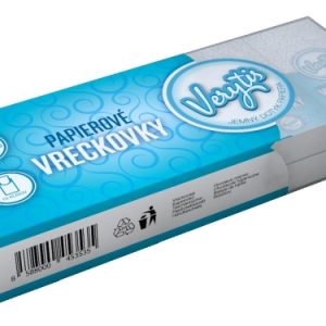 Verytis Blue papierové hygienické vreckovky 10 x 10 ks