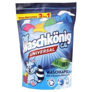 Waschkönig Universal 3in1-Caps gélové kapsule do prania 30ks