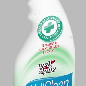 Well done antibakteriálny sprej na povrchy 750ml