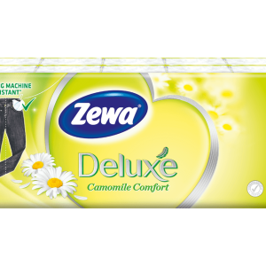 Zewa Deluxe Kamilka papierové hygienické vreckovky 10 x 10 ks