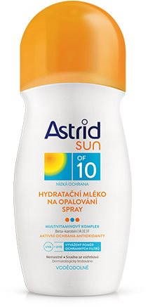 ASTRID SUN Hydratačné mlieko na opaľovanie 200ml OF10 ASTRID SUN Hydratačné mlieko na opaľovanie 200ml OF10