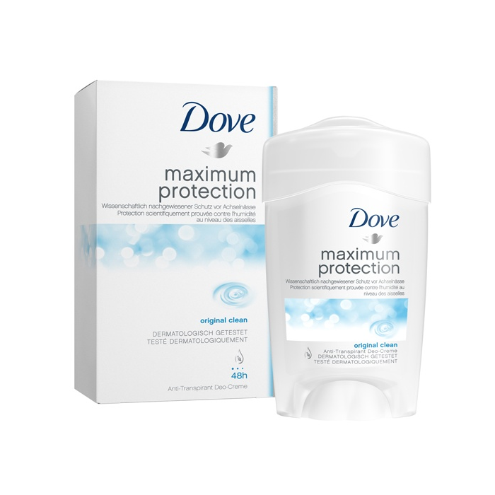 Dove Maximum Protection Original Clean antiperpirant stick 45ml Dove Maximum Protection Original Clean antiperpirant stick 45ml
