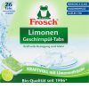 <p>Uľahčite si umývanie riadu na maximum. Zabudnite na zložité dávkovanie prášku alebo gélu Frosch All in One Lemon tablety do umývačky 26ks