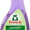 <p>Upratovanie kúpeľne nemusí byť drina. Každodenných nečistôt aj odolných škvŕn vás ľahko zbaví prípravok Frosch Hygiene Cleaner . Kúpeľňa bude opäť ako nová.</p>
<p><strong>Vlastnosti:</strong></p>
<ul>
<li>perfektne čistí a odmasťuje</li>
<li>účinne odstraňuje aj zašlú a usadenú špinu</li>
<li>bráni tvorbe mydlových škvŕn a škvŕn od vody</li>
<li>rozpúšťa vápenaté usadeniny</li>
<li>univerzálne použitie</li>
<li>príjemná svieža vôňa</li>
</ul>
<p><strong>Zloženie:</strong></p>
<ul>
<li>ekologický prípravok</li>
<li>ľahko biologicky odbúrateľné zloženie</li>
<li>menej ako 5% neiónovej povrchovo aktívnej látky</li>
<li>neobsahuje mikroplasty</li>
</ul>
<p><strong>Použitie:</strong><br />Prípravok nastriekajte na povrch a nechajte chvíľu pôsobiť. Vyčistite. Opláchnite. Uchovávajte mimo dosahu detí.</p> Frosch Hygiene Cleaner Levander kúpeľňa 500ml