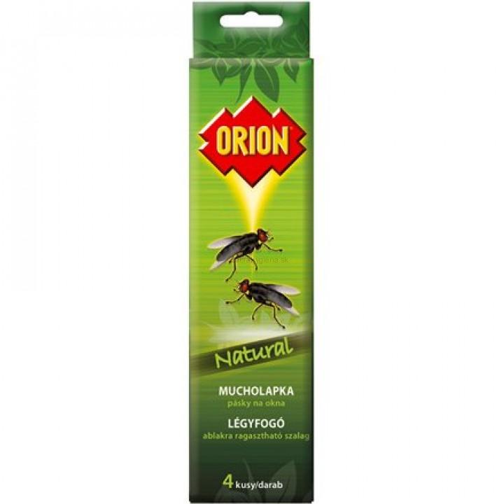 Orion Natural Mucholapka pásky na okná 4ks Orion Natural Mucholapka pásky na okná 4ks