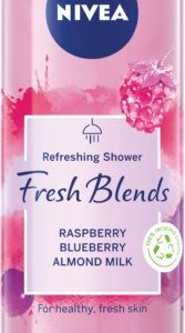 Nivea Fresh Blends Raspberry & Blueberry & Almond Milk osviežujúci sprchový gél 300ml