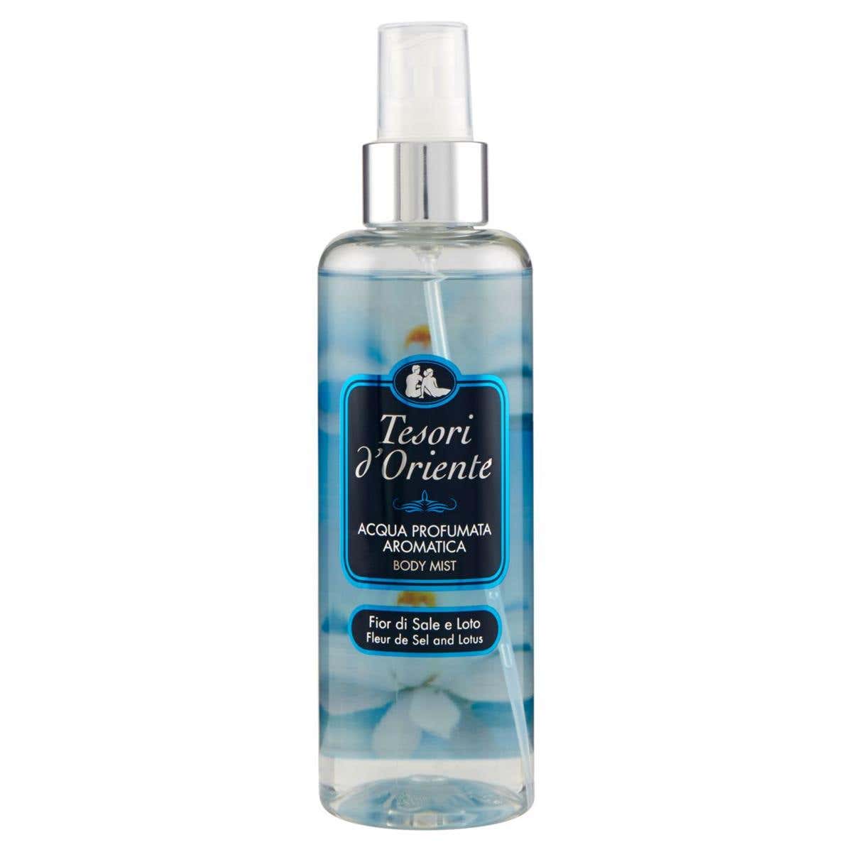 Tesori D' Oriente Tesori d'Oriente Fior di Sale e Loto parfémovaný telový spray 200ml Tesori D' Oriente Tesori d'Oriente Fior di Sale e Loto parfémovaný telový spray 200ml