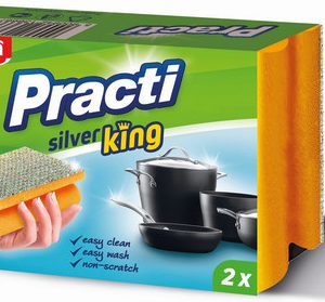 Paclan Silver King kuchynská špongia bez škrabancov 2ks