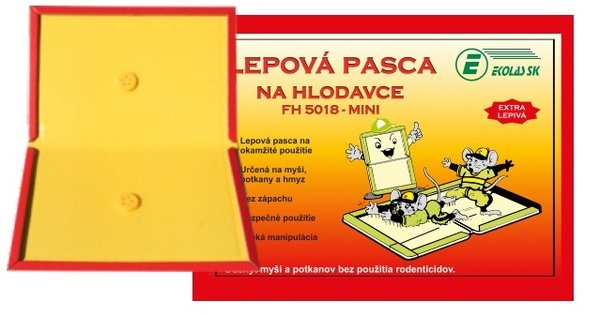 Ekolas lepová pasca na hlodavce - knižka Ekolas lepová pasca na hlodavce - knižka
