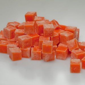 deco Vonná kocka vosková 3x3x3cm S/8 pomaranč