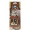 Yankee Candle Leather vôňa do auta papierová vysačka