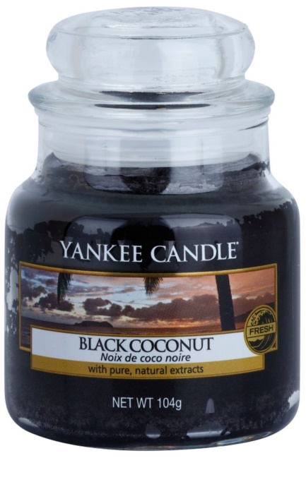 Yankee Candle Black Coconut vonná sviečka 104g Yankee Candle Black Coconut vonná sviečka 104g
