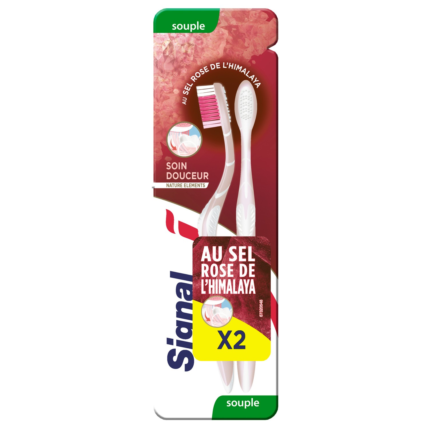 Signal Nature Elements Himalaya Salt Soft zubná kefka 1ks Signal Nature Elements Himalaya Salt Soft zubná kefka 1ks