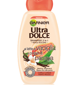 Garnier Ultra Dolce Vanilia & Papaya 2in1 šampón na vlasy 300ml