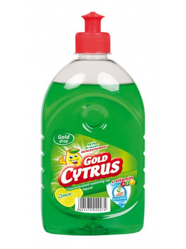 Gold Drop Gold Cytrus saponát na riad citrón 500ml Gold Drop Gold Cytrus saponát na riad citrón 500ml