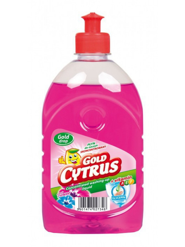 Gold Drop Gold Cytrus saponát na riad flower 500ml Gold Drop Gold Cytrus saponát na riad flower 500ml