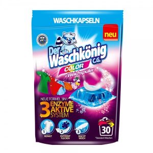 Waschkönig Color 3in1-Caps gélové kapsule do prania 30ks