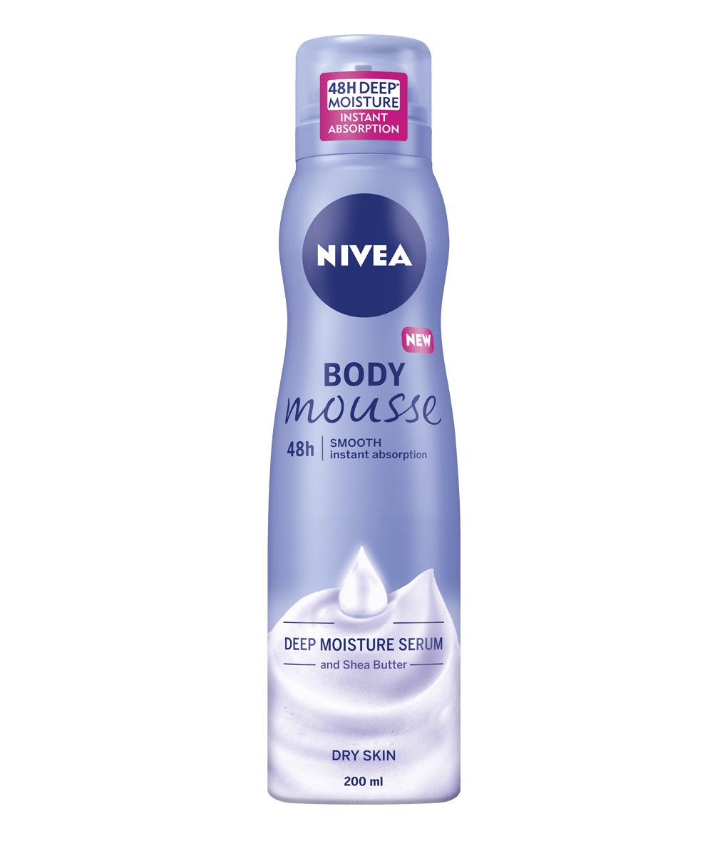 Nivea Body Mousse Vellutante Shea Butter Telové mlieko 200ml Nivea Body Mousse Vellutante Shea Butter Telové mlieko 200ml