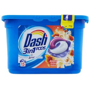 Dash 3in1 Pods Ambra gélové kapsule 15ks