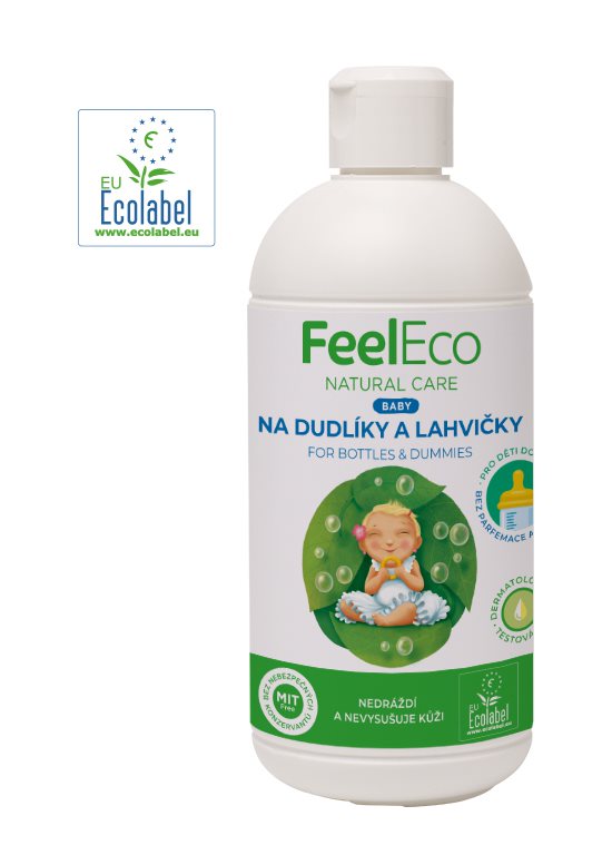 FeelEco Prostriedok na umývanie cumlíkov a fľašiek BABY 500ml FeelEco Prostriedok na umývanie cumlíkov a fľašiek BABY 500ml