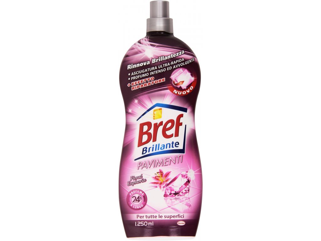 Bref Brillante Floral Euphoria univerzálny čistič na podlahy 1250 ml Bref Brillante Floral Euphoria univerzálny čistič na podlahy 1250 ml