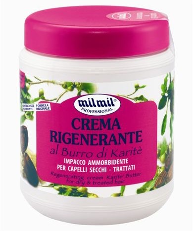 Milmil Karité regeneračný krém na vlasy 1000ml Milmil Karité regeneračný krém na vlasy 1000ml