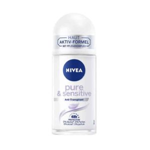 Nivea Pure & Sensitive roll-on guľôčkový antiperspirant 50 ml