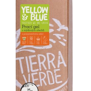 Yellow&Blue Prací gél z mydlových orechov s pomarančovou silicou bag-in-box 2l