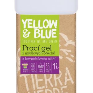 Yellow&Blue Prací gél z mydlových orechov s levanduľovou silicou 1l