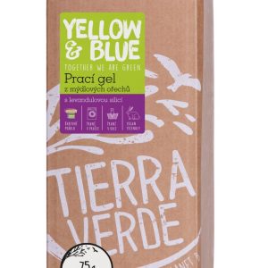 Yellow&Blue Prací gél z mydlových orechov s levanduľovou silicou bag-in-a-box 2l