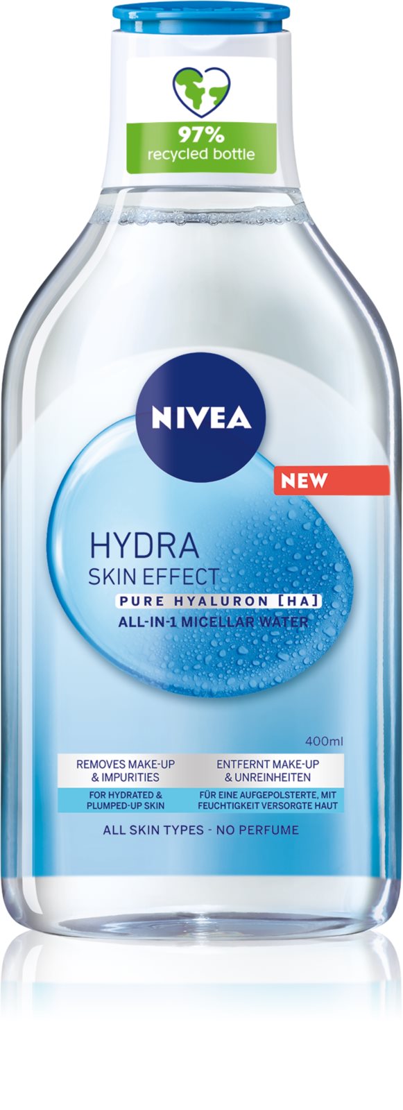 Nivea Hydra Skin Effect hyalurónová micelárna voda 400ml Nivea Hydra Skin Effect hyalurónová micelárna voda 400ml