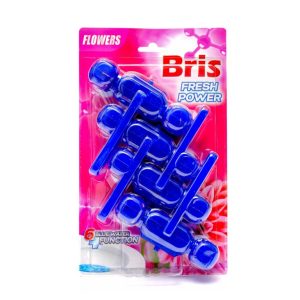 Bris Blue Water Flowers WC Blok 4x55g