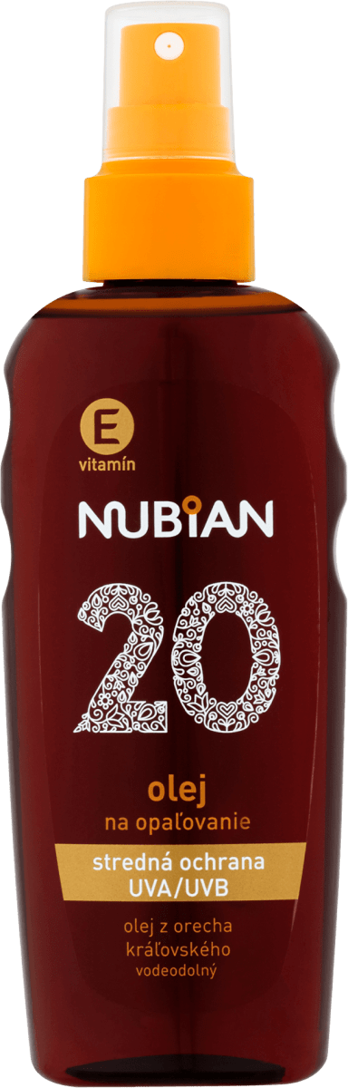 Nubian olej na opaľovanie 150ml OF20 Nubian olej na opaľovanie 150ml OF20