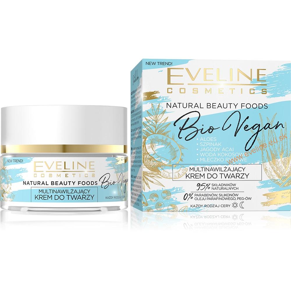 Eveline Cosmetics EVELINE Bio Vegan multi-hydratačný pleťový krém 50ml Eveline Cosmetics EVELINE Bio Vegan multi-hydratačný pleťový krém 50ml