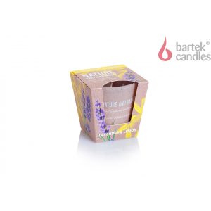 Bartek Candles Nature Lavender & Lemon vonná sviečka 115g