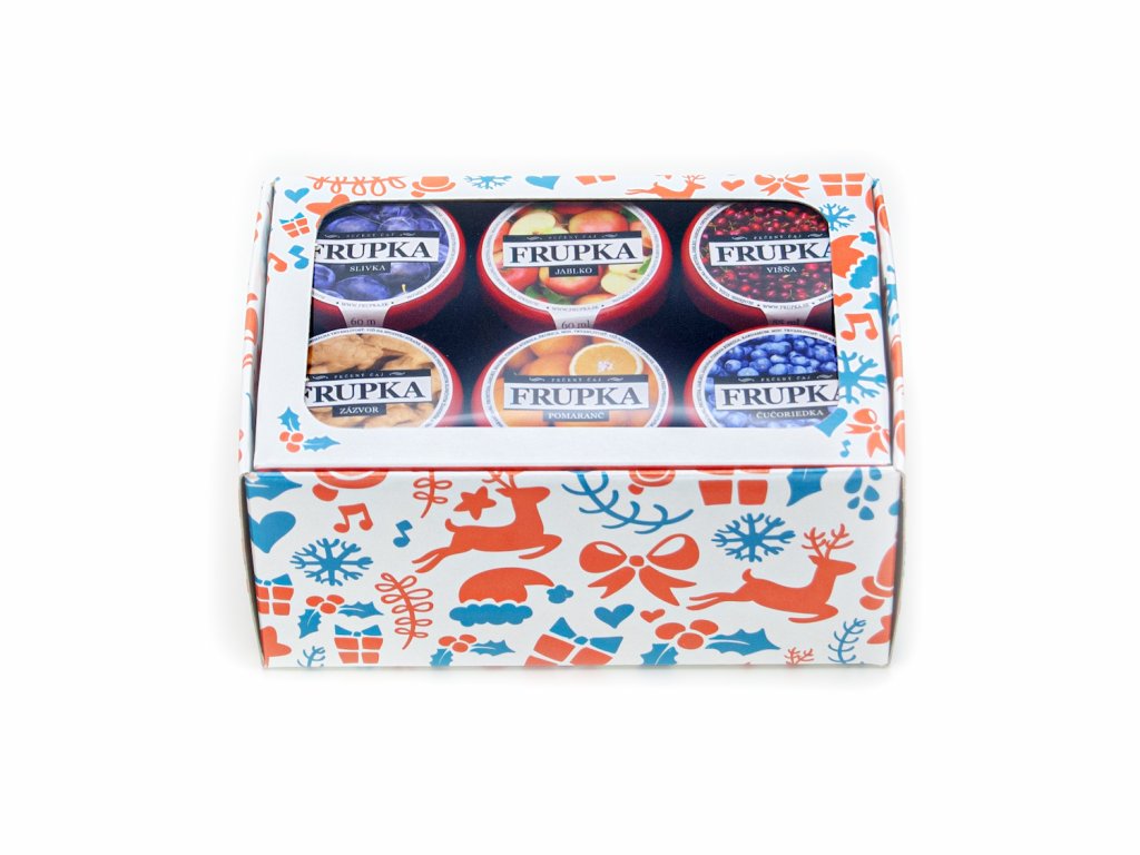Frupka pečený čaj vianočné balenie 6x60ml Frupka pečený čaj vianočné balenie 6x60ml