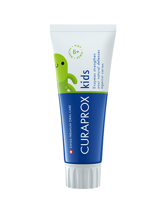 CURAPROX Detská zubná pasta 60ml Farba: Mätová CURAPROX Detská zubná pasta 60ml Farba: Mätová