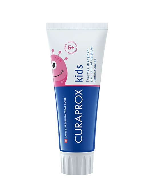 CURAPROX Detská zubná pasta 60ml Farba: Melónová CURAPROX Detská zubná pasta 60ml Farba: Melónová