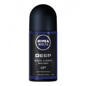 Nivea Men Deep Black Carbon roll-on guľôčkový antiperspirant 50 ml