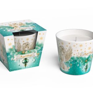 Bartek Candles Angel Wings zeleno-biela vonná sviečka 115g