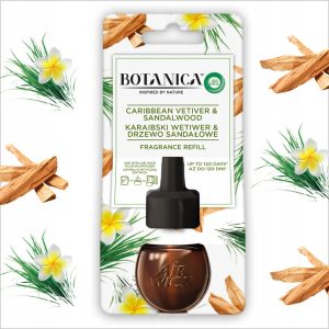 Air Wick Botanica karibský vetiver a santálové drevo náplň 19ml