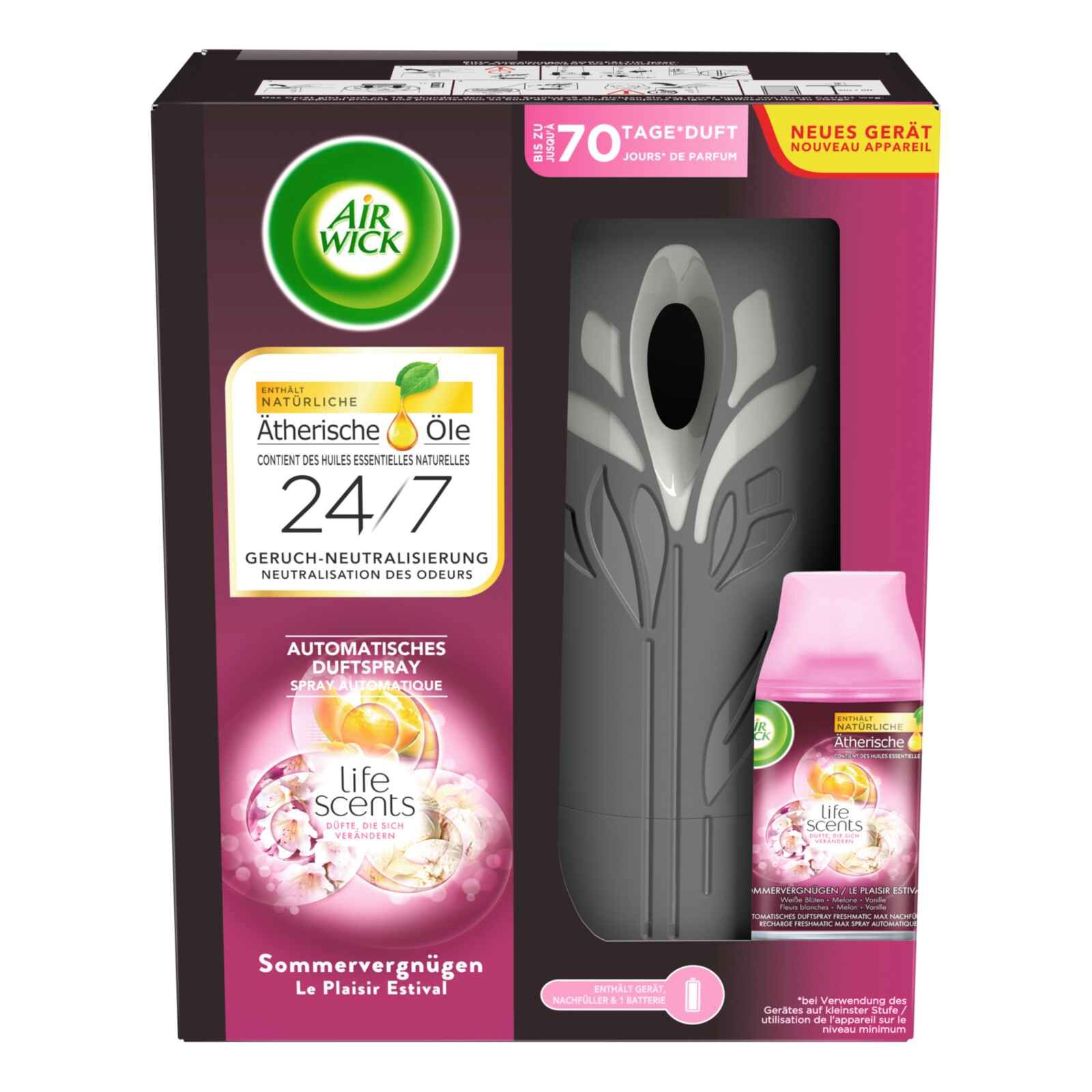 Air Wick Freshmatic Radostné leto 250ml + strojček Air Wick Freshmatic Radostné leto 250ml + strojček
