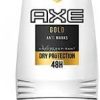 <p>AXE Gold dry roll-on 50ml</p>
<p>Pre pocit sviežosti po celý deň.</p>
<p><strong>vlastnosti:</strong></p>
<ul>
<li>špeciálne navrhnuté zloženie AXE Gold dry roll-on 50ml